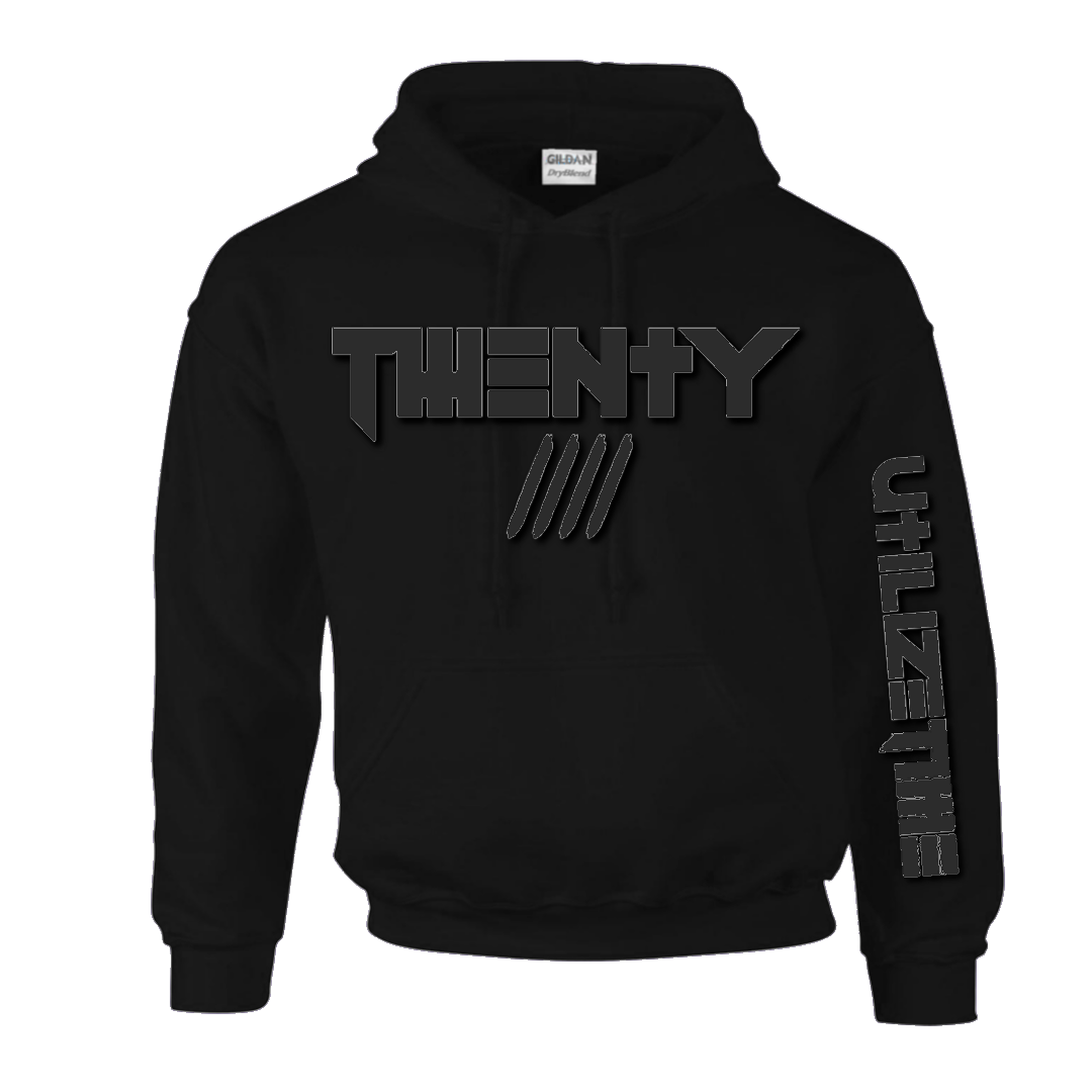 The Fourth Quarter Unreleased 24 Replica Hoodie Black on Black